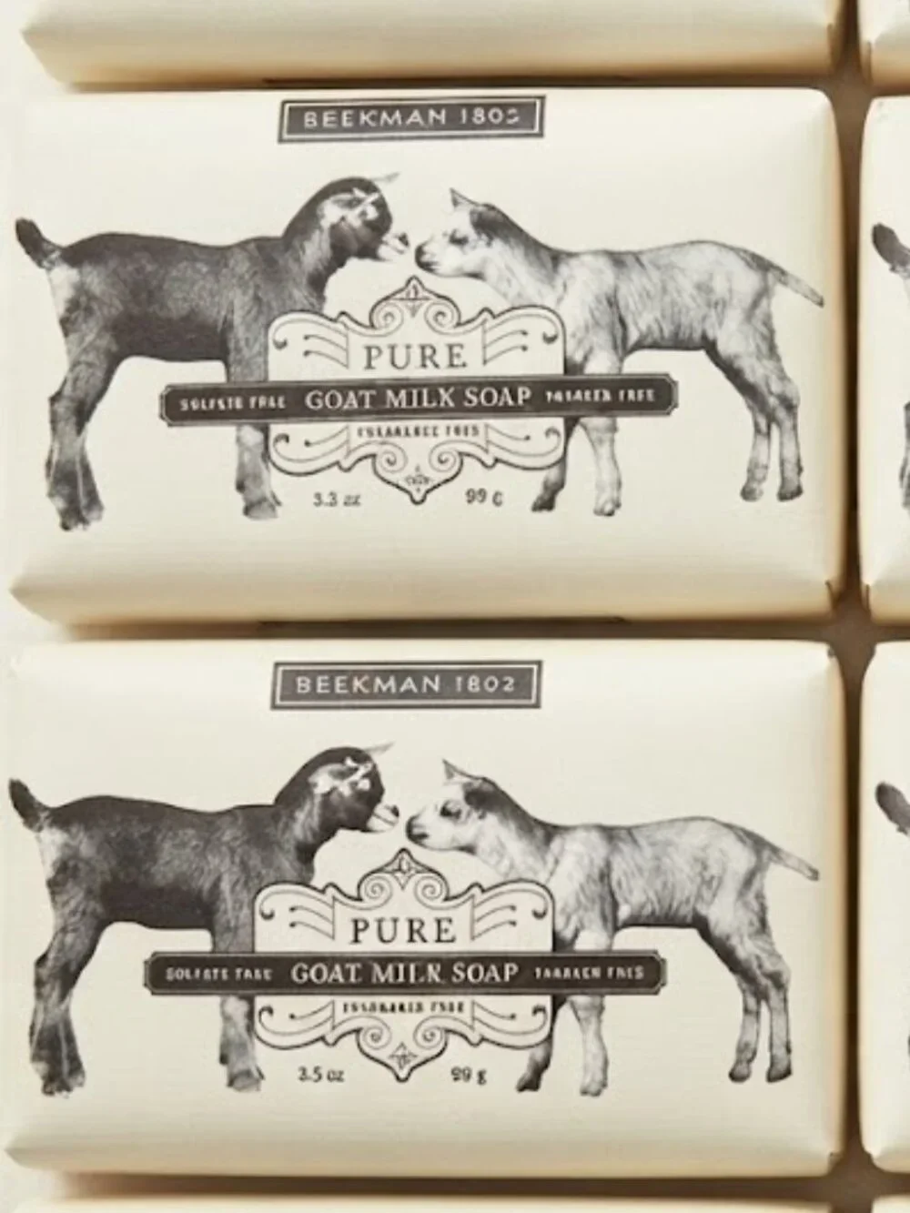 Beekman 1802 Pure Goat Milk Bar Soap 8-Pack (3.5 oz)